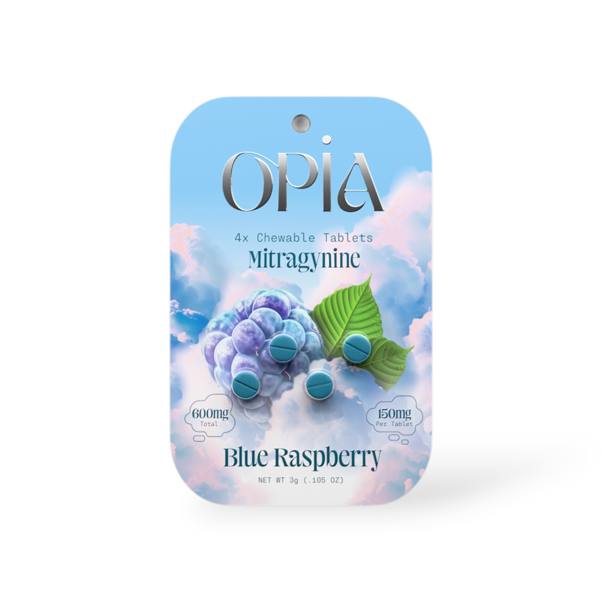 opia mitragynine 150mg blue raspberry chewable tablets opia mitragynine 150mg blue raspberry chewable tablets